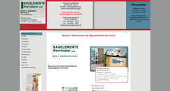 Desktop Screenshot of bauelemente-herrmann.de